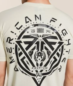 American Fighter Glenside T-Shirt Dirty White Multi Clearance