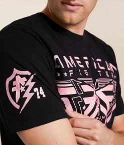 Tops|Graphic T-Shirts | American Fighter Glenside T-Shirt Black