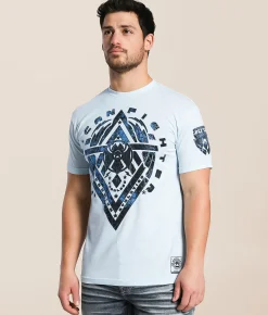 Graphic T-Shirts | American Fighter Glenwillow T-Shirt Ice Melt Nantucket Breeze