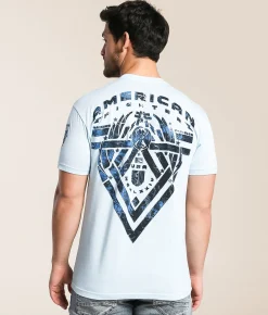 Graphic T-Shirts | American Fighter Glenwillow T-Shirt Ice Melt Nantucket Breeze
