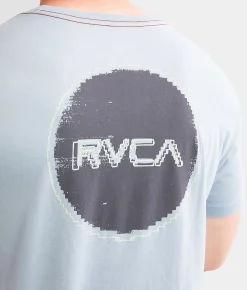 Graphic T-Shirts | RVCA Glitch Bit T-Shirt Deja Blue