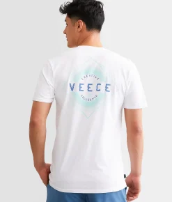 Graphic T-Shirts | Veece Glitch Blade T-Shirt White