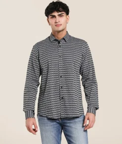 Eight X Glitch Shirt Grey Hot