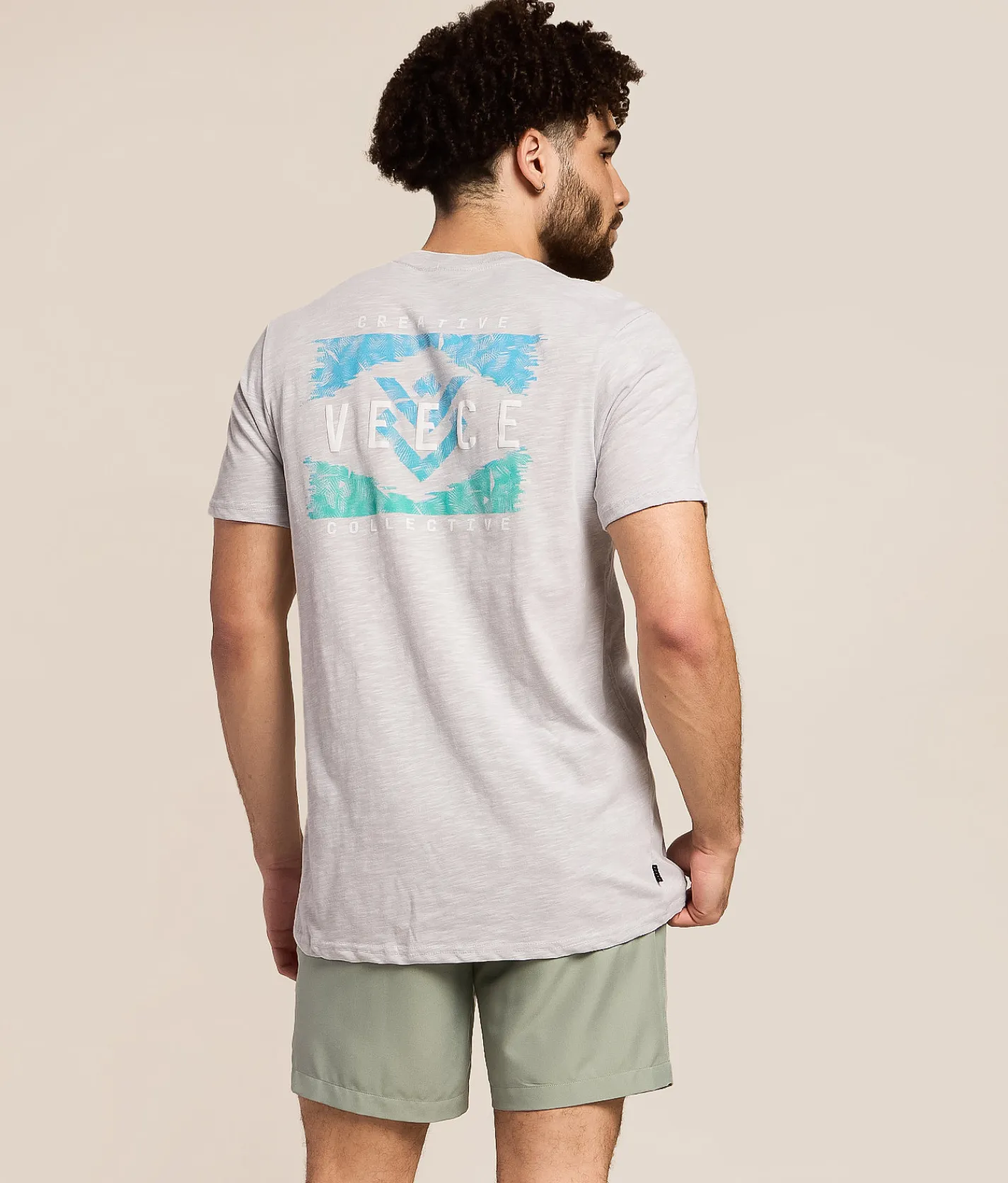 Veece Glitch Wave T-Shirt Progrey Discount