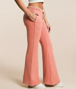 Miss Me Glitz Track Suit Sweatpant Coral Pink Outlet