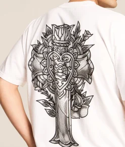Tops|Graphic T-Shirts | Affliction Glory Avowed T-Shirt White