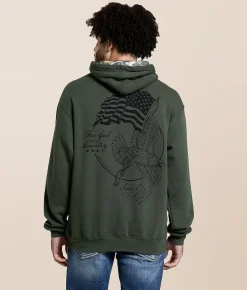 Howitzer God & Country Hooded Sweatshirt Deep Depths New