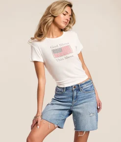 The Laundry Room God Bless This Mess T-Shirt White Hot