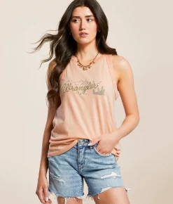 Wrangler® Goddess Tank Top Peach Parfait Online