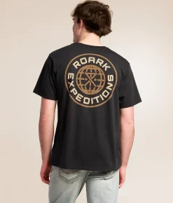 Roark Goin' Global T-Shirt Black New