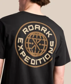 Roark Goin' Global T-Shirt Black New
