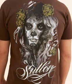 Graphic T-Shirts | Sullen Gold Rose T-Shirt Demitasse