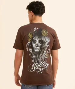 Graphic T-Shirts | Sullen Gold Rose T-Shirt Demitasse