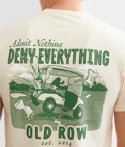 Old Row Golf Cart T-Shirt Ivory Online