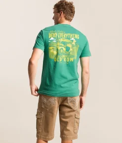Old Row Golf Cart T-Shirt Green Outlet