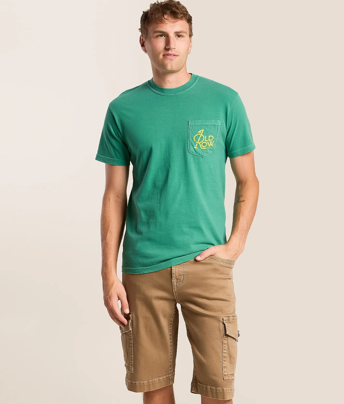 Old Row Golf Cart T-Shirt Green Outlet