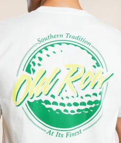 Tops|Graphic T-Shirts | Old Row Golf T-Shirt White