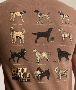 Old Row Good Boys Club Bird Dog T-Shirt Espresso Outlet