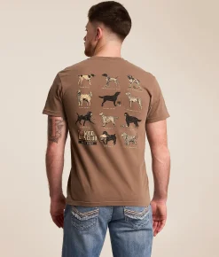 Old Row Good Boys Club Bird Dog T-Shirt Espresso Outlet
