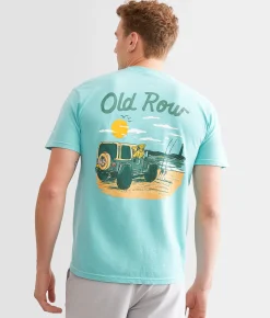 Graphic T-Shirts | Old Row Good Boys Club Jeep Dogs Fishing T-Shirt Chalky Mint