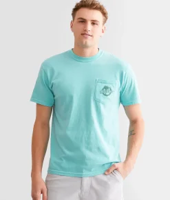 Graphic T-Shirts | Old Row Good Boys Club Jeep Dogs Fishing T-Shirt Chalky Mint