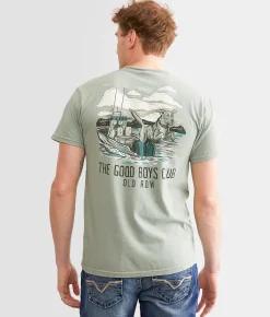 Graphic T-Shirts | Old Row Good Boys Club Jumpin' Boat T-Shirt Bay