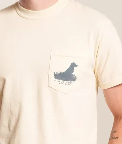 Old Row Good Boys Club Lab T-Shirt Ivory New
