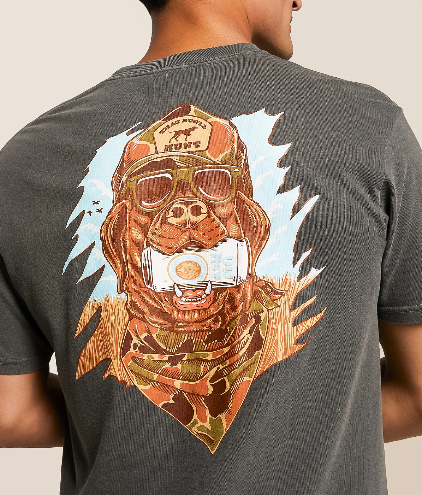 Tops|Graphic T-Shirts | Old Row Good Boys Club Retro Can T-Shirt Pepper