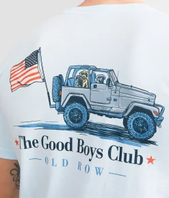 Graphic T-Shirts | Old Row Good Boys USA Jeep T-Shirt Chambray