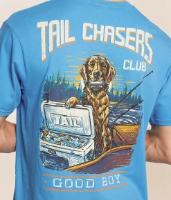 Tail Chasers Club Good Boy T-Shirt Royal Caribe Outlet