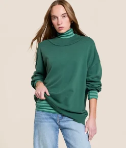Tops | Free People Good Good Turtleneck Top Rainforest Combo