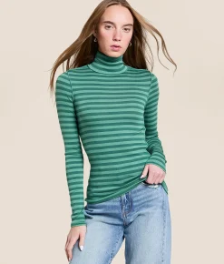 Tops | Free People Good Good Turtleneck Top Rainforest Combo