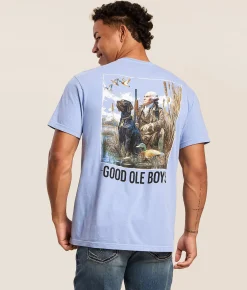 Good Ole Boys Good Old Boys Outdoors Lab T-Shirt Washed Denim Discount