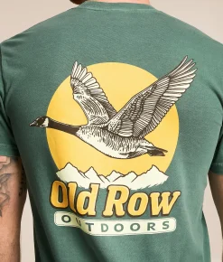 Old Row Goose T-Shirt Blue Spruce Online