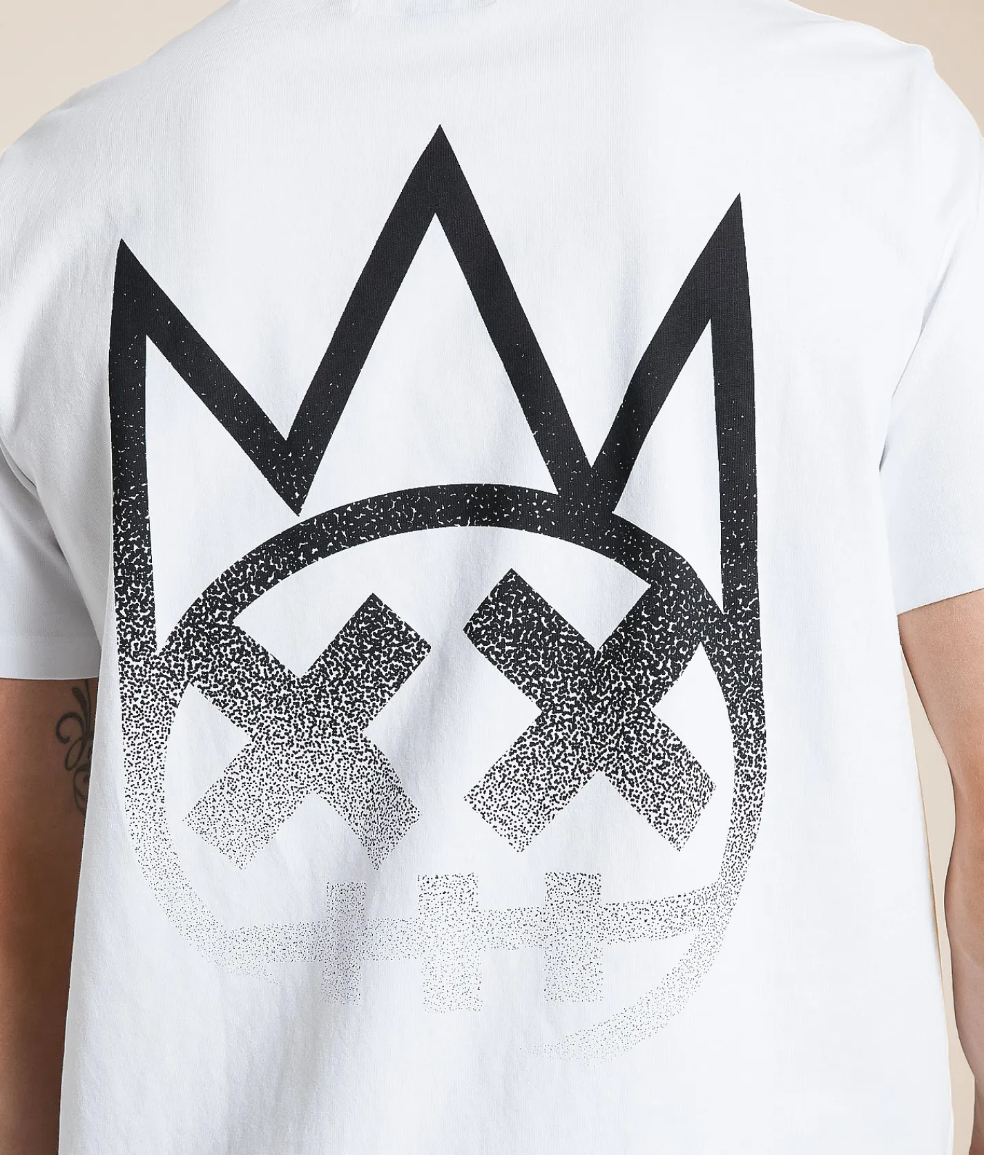 Graphic T-Shirts | Cult of Individuality Gradient Logo T-Shirt White