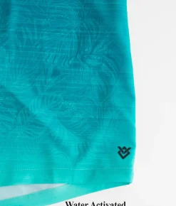 Veece Gradient Magic Print Stretch Boardshort Teal