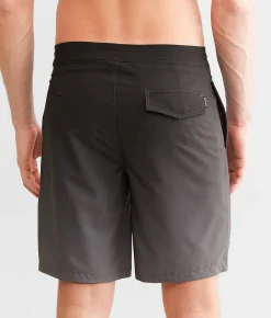 Bottoms|Swimwear | Departwest Gradient Stretch Boardshort Black Grey