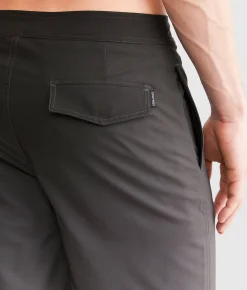 Bottoms|Swimwear | Departwest Gradient Stretch Boardshort Black Grey