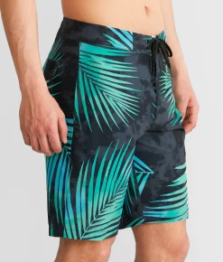 Departwest Gradient Tropical Stretch Boardshort Black New