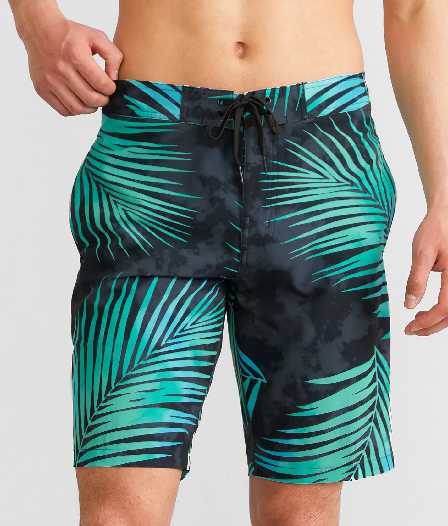 Bottoms | Departwest Gradient Tropical Stretch Boardshort Black