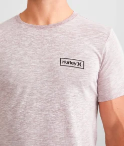 Hurley Grain T-Shirt Roan Rouge Online