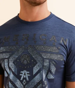 Graphic T-Shirts | American Fighter Grandfalls T-Shirt Sailor Blue