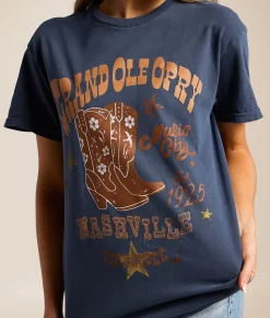 Tops | Cactus & Pearl Grand Ole Opry Nashville T-Shirt Navy
