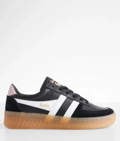 Shoes|Activewear | Gola® Grandslam Elite Leather Sneaker White Light Caramel