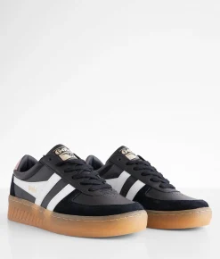 Shoes|Activewear | Gola® Grandslam Elite Leather Sneaker White Light Caramel
