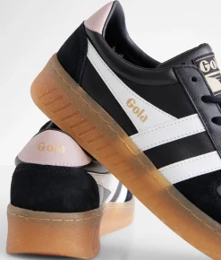 Shoes|Activewear | Gola® Grandslam Elite Leather Sneaker White Light Caramel