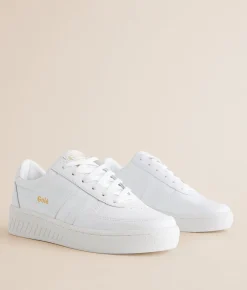 Gola® Grandslam Leather Sneaker White White Best