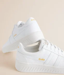 Gola® Grandslam Leather Sneaker White White Best