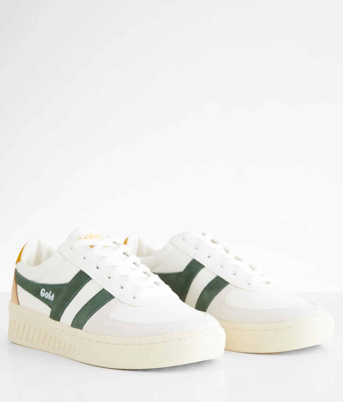 Gola® Grandslam Trident Sneaker White Evergreen Sun New