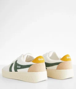 Gola® Grandslam Trident Sneaker White Evergreen Sun New